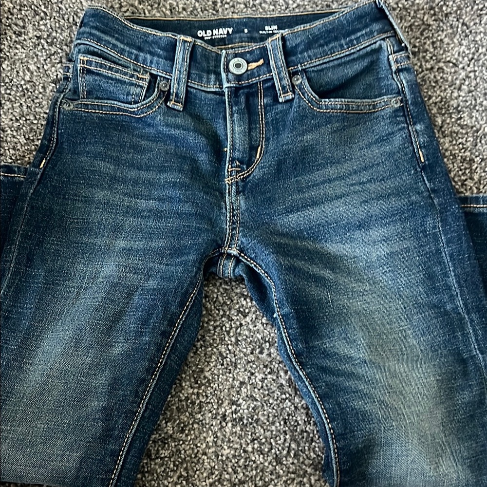 Old Navy Blue Skinny Jeans with Vintage Wash